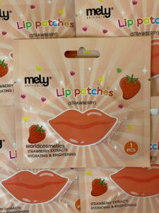 PARCHES PARA LABIOS HIDRATANTE CON EXTRACTO DE FRUTILLA MELY