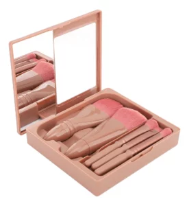 SET BROCHAS CON ESPEJO FLOR X5