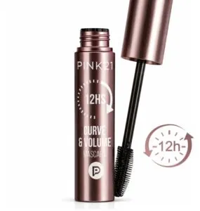 MASCARA DE PESTAÑAS CURVE Y VOLUME 12HRS WATERPROOF PINK 21