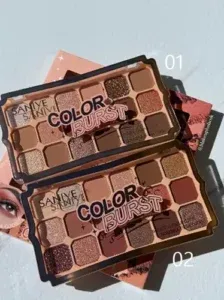 PALETA DE SOMBRAS COLOR BURST 18 TONOS SANIYE