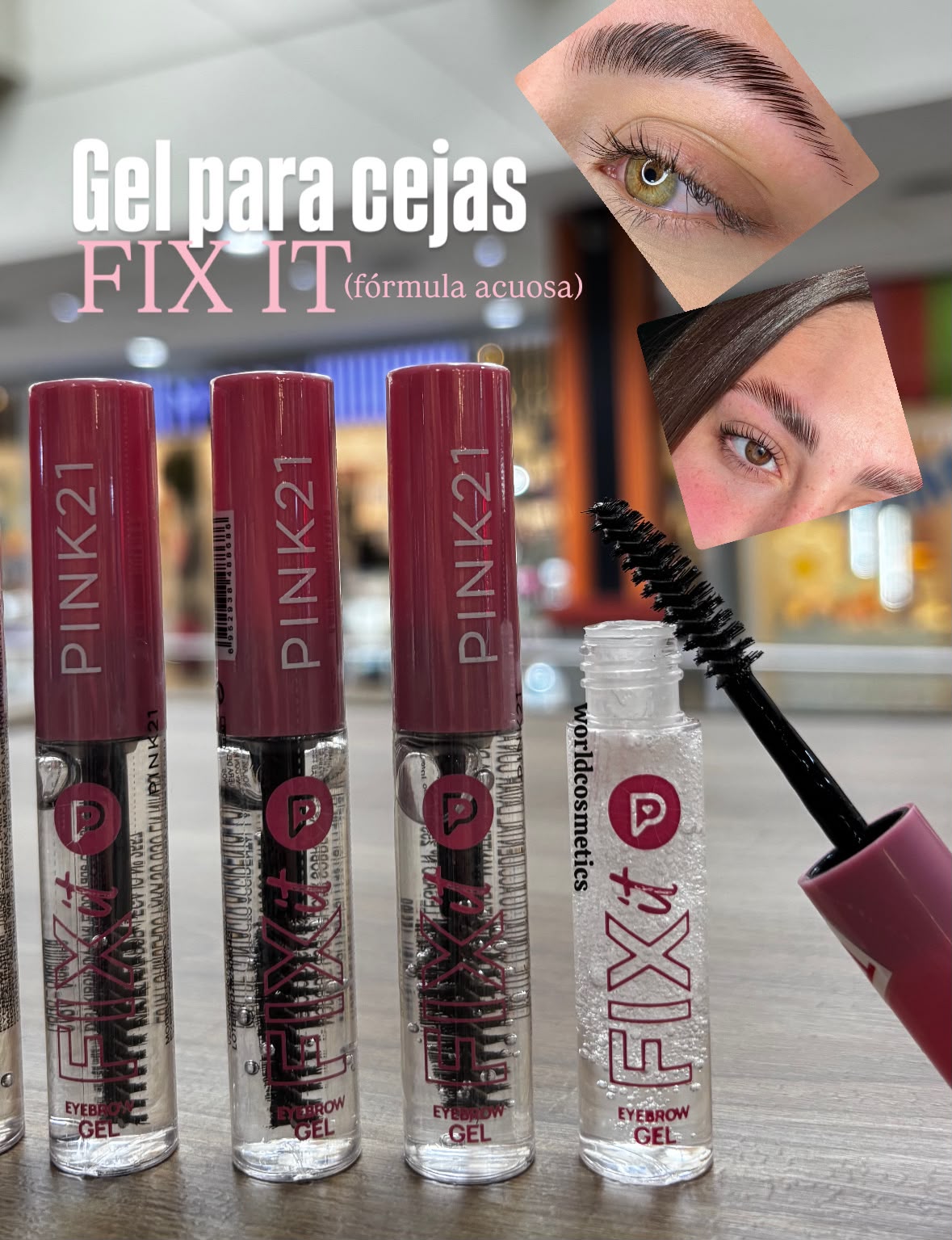 GEL PARA CEJAS FIX IT PINK 21