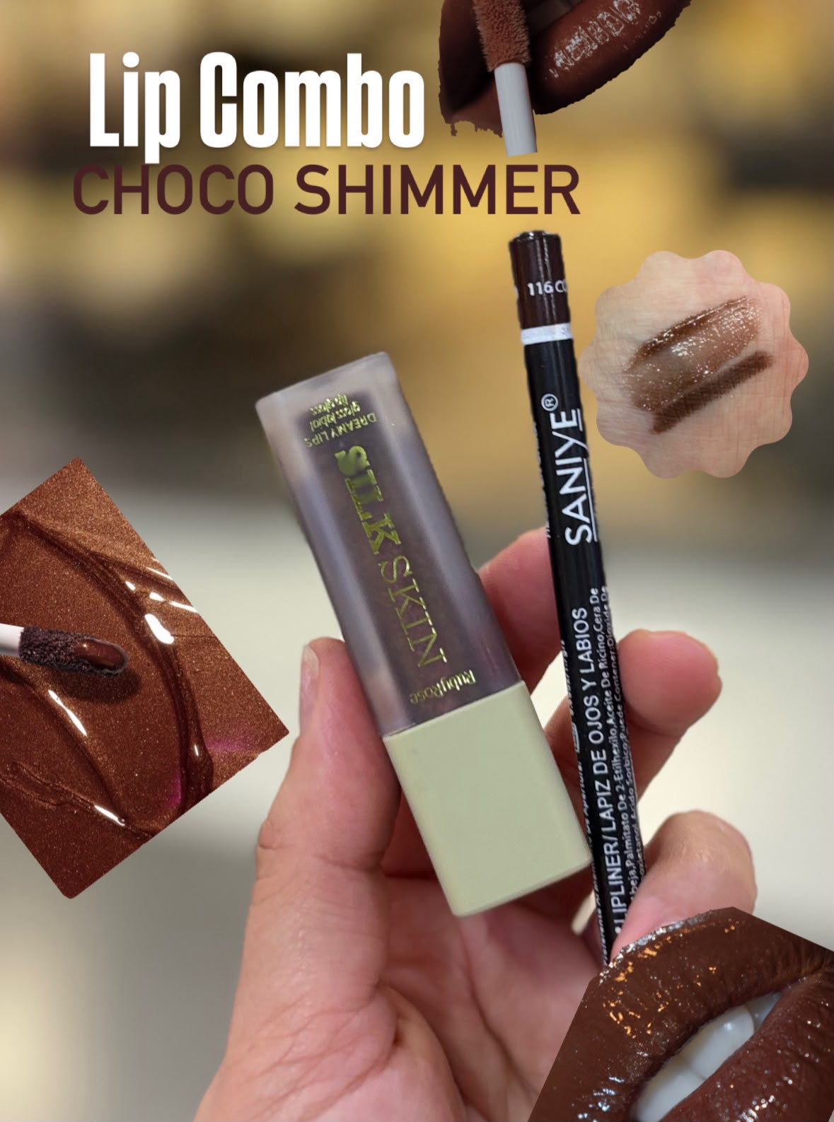 LIP COMBO CHOCO SHIMMER