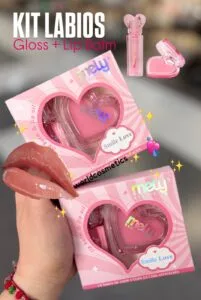 BÁLSAMO LABIAL + BRILLO LABIAL SMILE LOVE