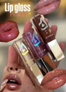 LIP GLOSS PINK 21 CON DESTELLOS