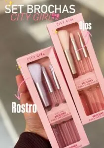 SET BROCHAS CITY GIRL X3