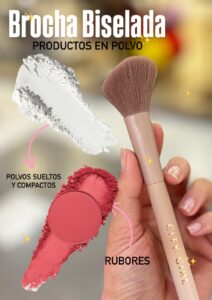 BROCHA BISELADA PEQ POLVO